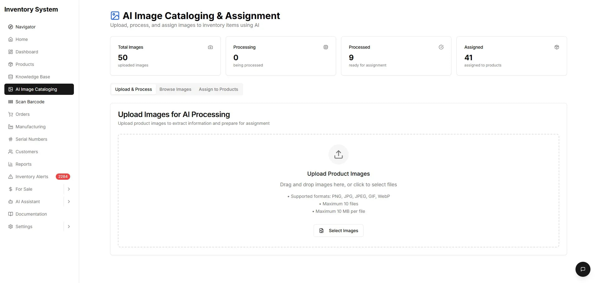 AI Image Cataloging — auto-classify, tag, and group product photos.