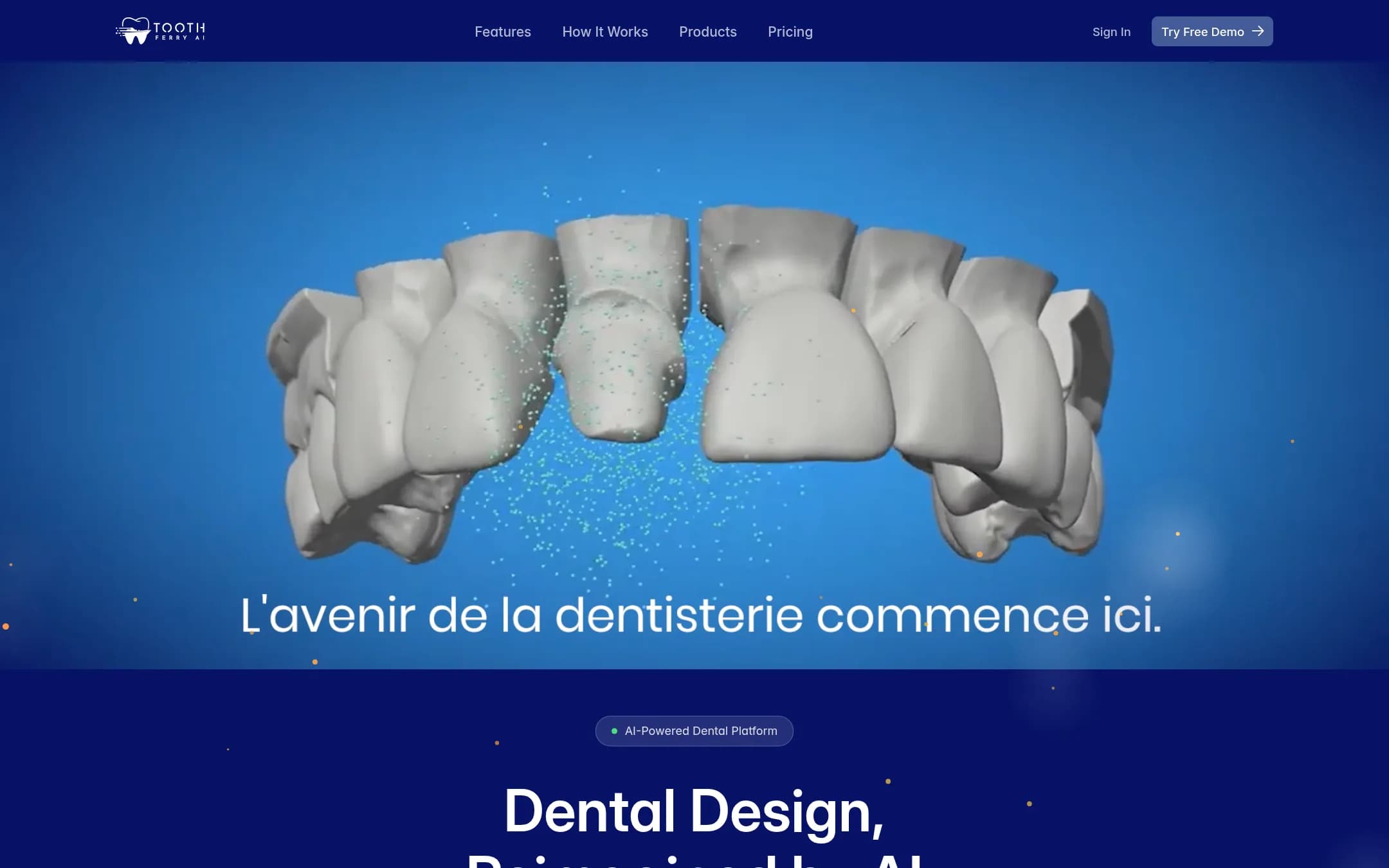 ToothFerry — AI-powered dental design — 3D reconstruction and intelligent treatment planning